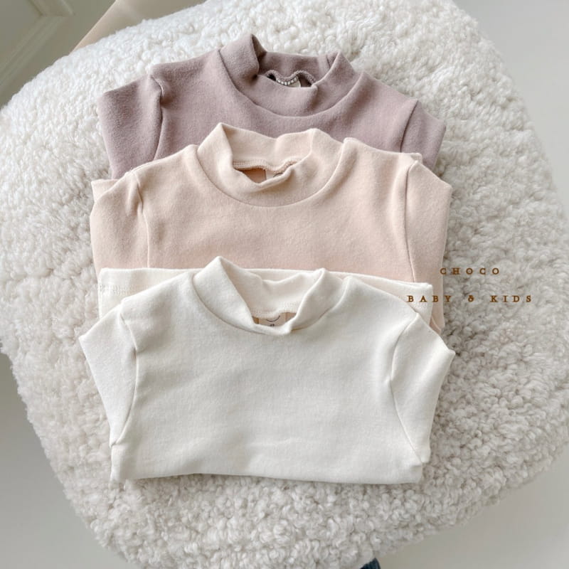 CHOCO BEBE - Korean Children Fashion - #Kfashion4kids - Turtleneck Tee - 9