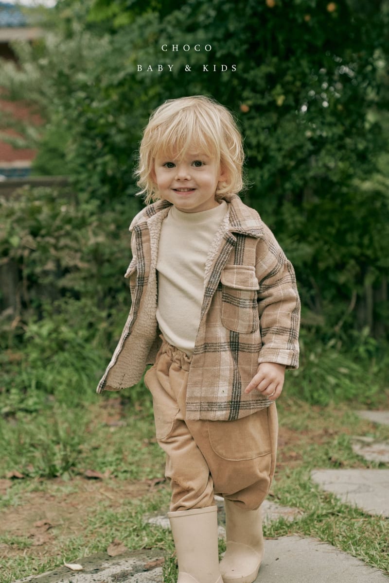 CHOCO BEBE - Korean Children Fashion - #Kfashion4kids - Check Over Shirt - 2