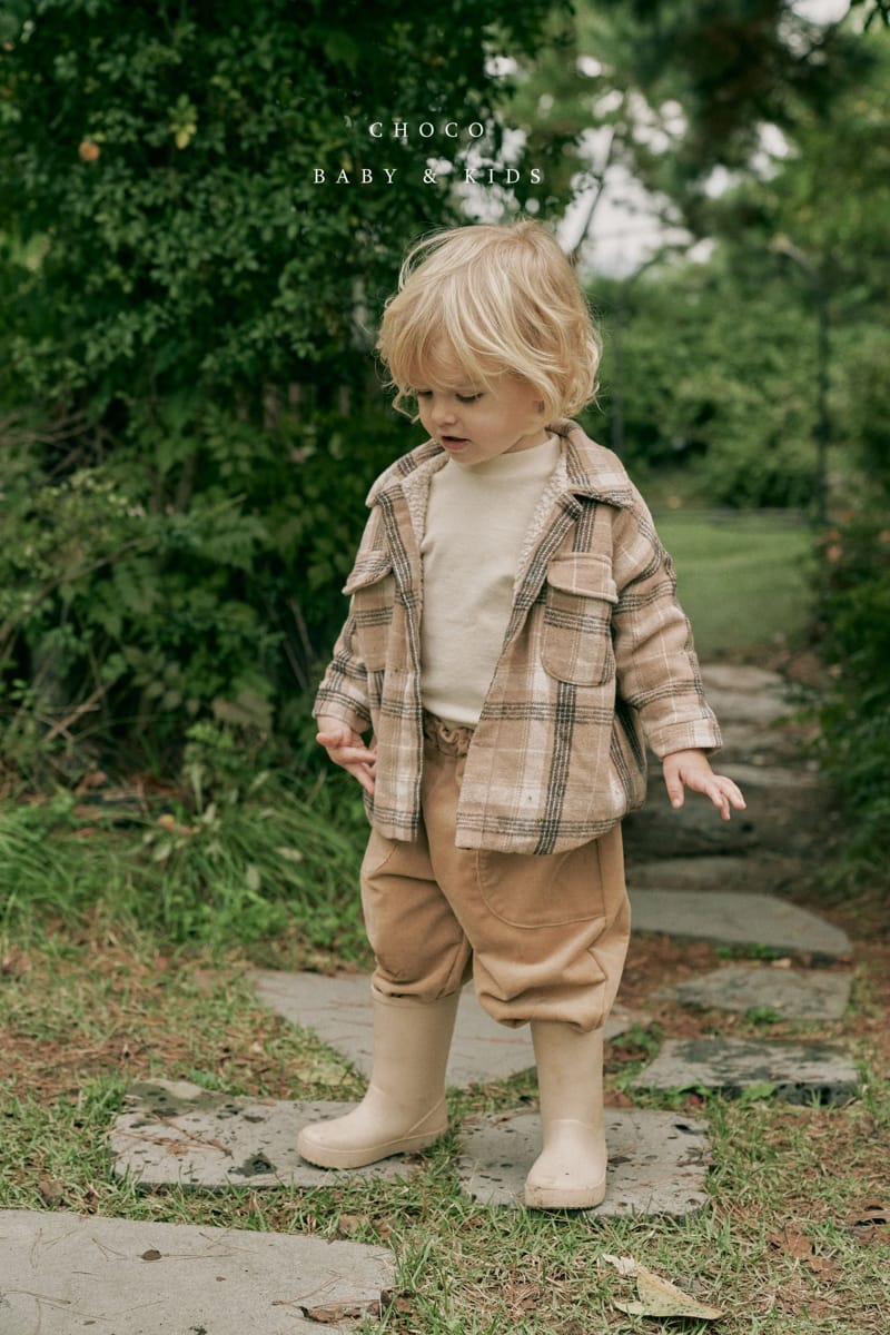 CHOCO BEBE - Korean Children Fashion - #Kfashion4kids - Check Over Shirt - 3