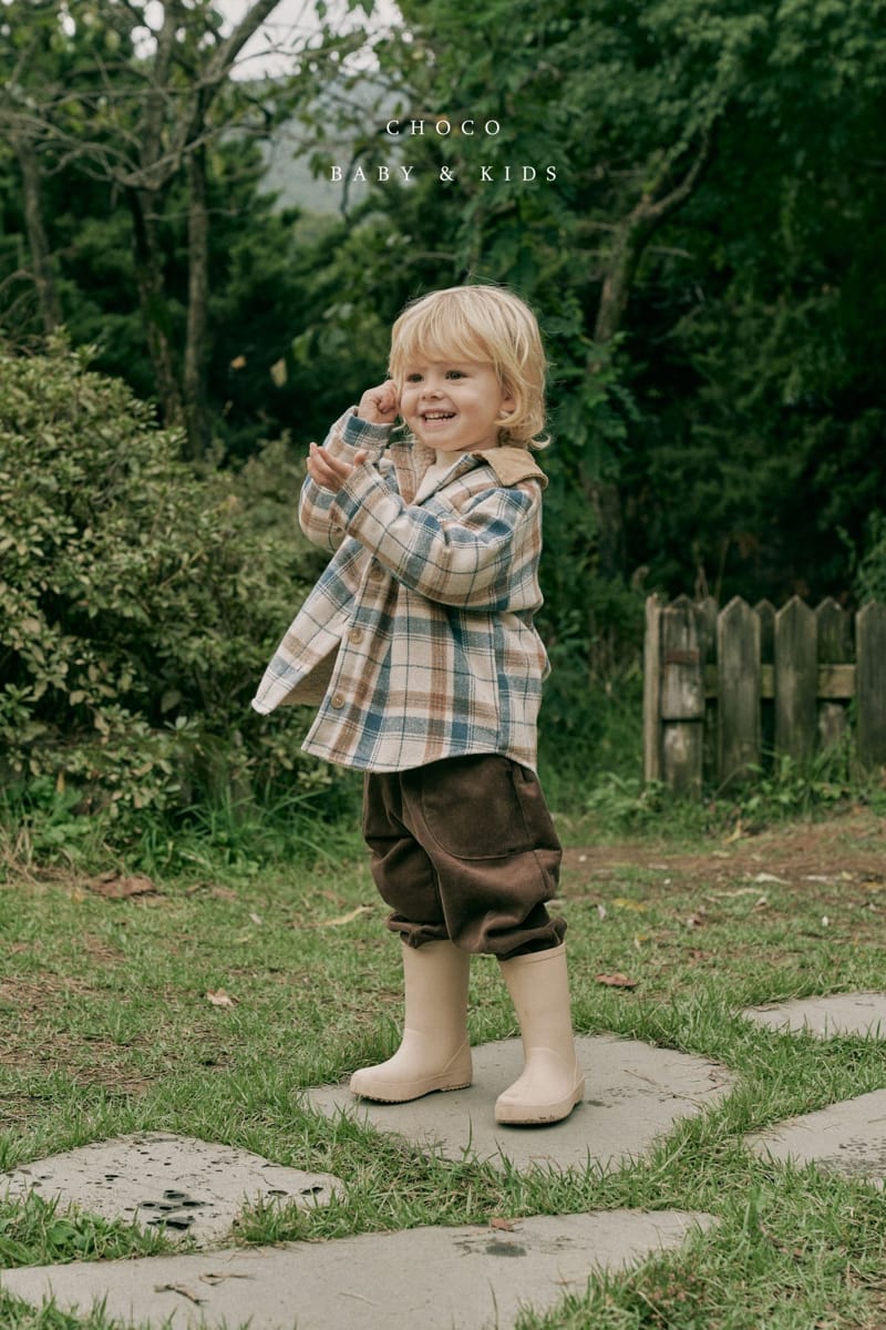 CHOCO BEBE - Korean Children Fashion - #Kfashion4kids - Check Over Shirt - 5