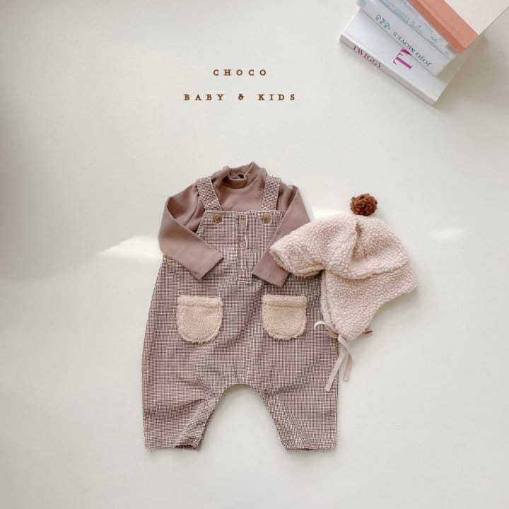 CHOCO BEBE - Korean Children Fashion - #Kfashion4kids - Kid Rib Pocket Dungarees - 12