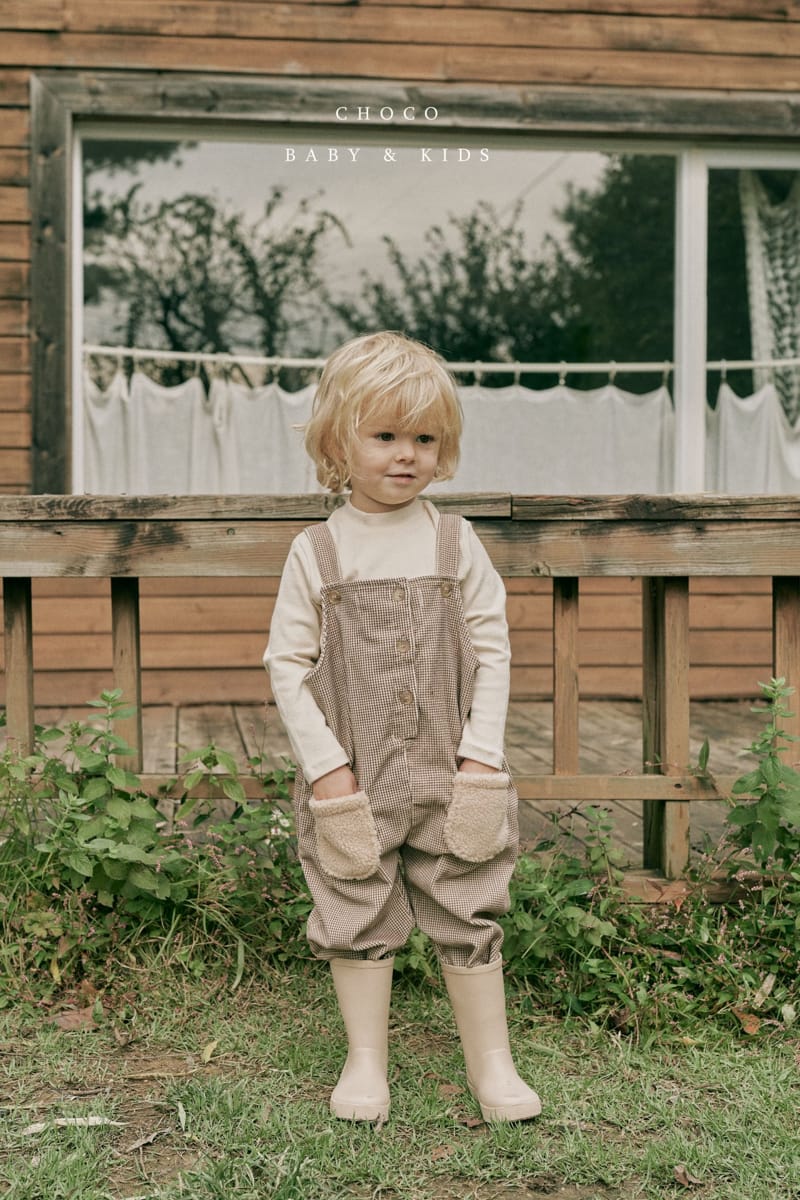 CHOCO BEBE - Korean Children Fashion - #Kfashion4kids - Kid Rib Pocket Dungarees - 3