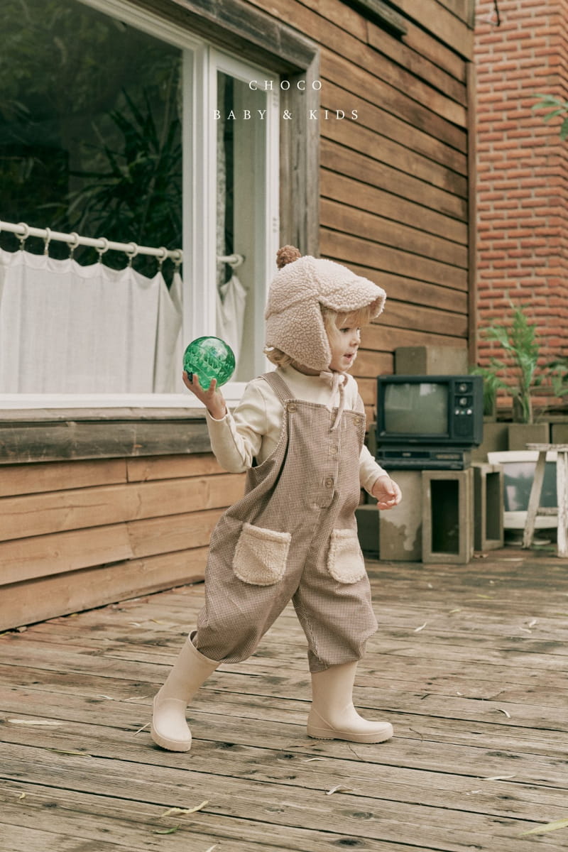 CHOCO BEBE - Korean Children Fashion - #Kfashion4kids - Kid Rib Pocket Dungarees - 5