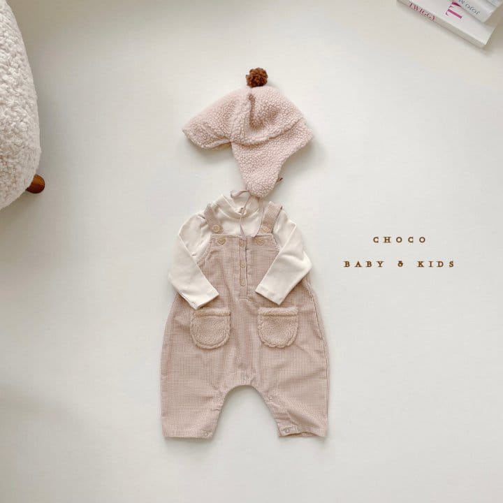 CHOCO BEBE - Korean Children Fashion - #Kfashion4kids - Kid Rib Pocket Dungarees - 8