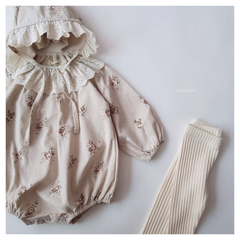 CHOUCREAM - Korean Children Fashion - #Kfashion4kids - Bouquet Flower Bodysuit with Hairband - 6