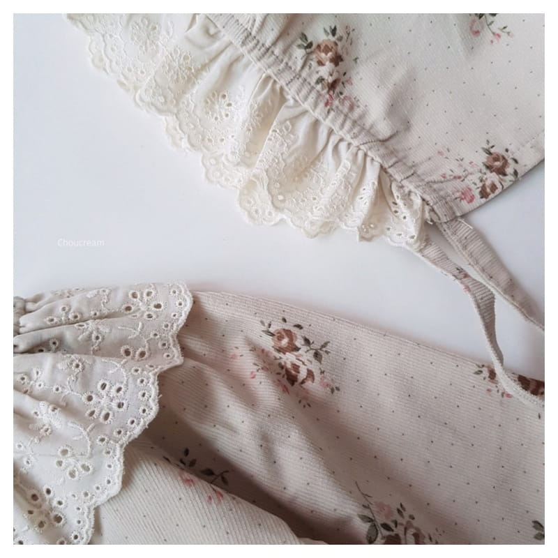 CHOUCREAM - Korean Children Fashion - #Kfashion4kids - Bouquet Flower Bodysuit with Hairband - 9