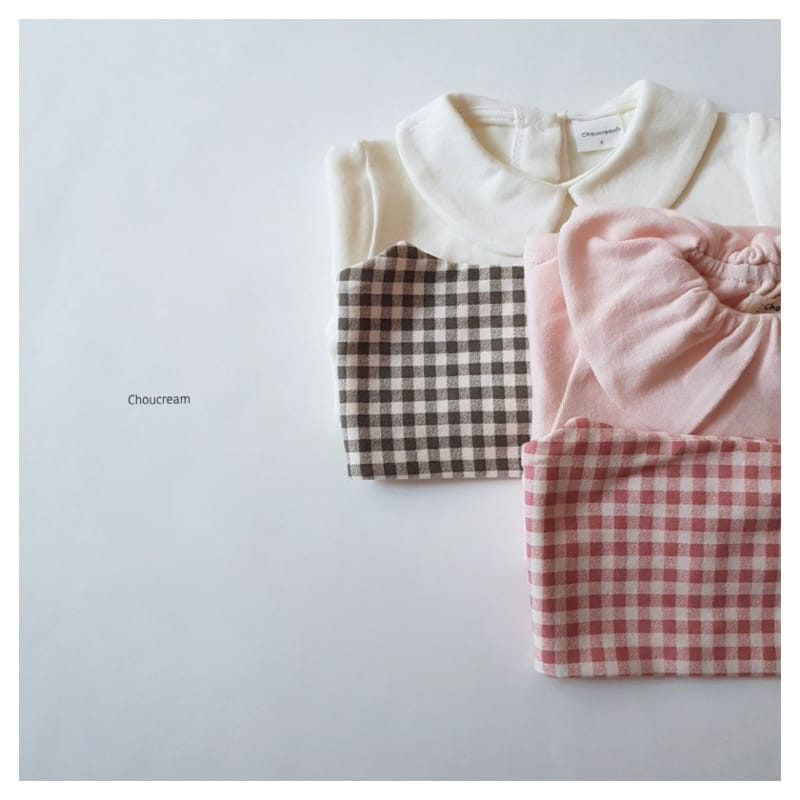 CHOUCREAM - Korean Children Fashion - #Kfashion4kids - Bebe Check Leggings - 12