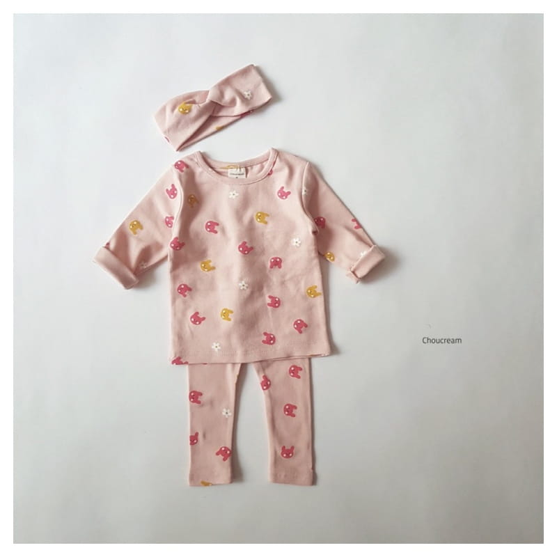CHOUCREAM - Korean Children Fashion - #Kfashion4kids - Rabbit Easywear with Hairband - 10