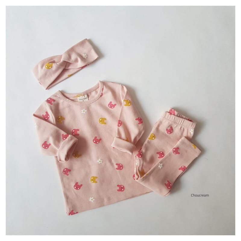 CHOUCREAM - Korean Children Fashion - #Kfashion4kids - Rabbit Easywear with Hairband - 12