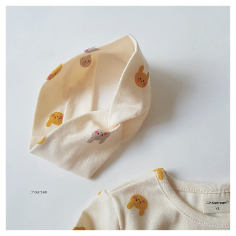 CHOUCREAM - Korean Children Fashion - #Kfashion4kids - Rabbit Easywear with Hairband - 7