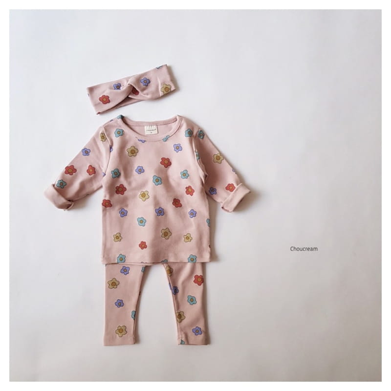 CHOUCREAM - Korean Children Fashion - #Kfashion4kids - Colorful Flower Easywear - 11