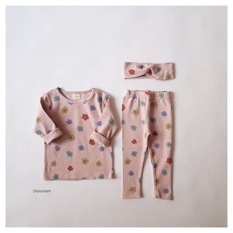 CHOUCREAM - Korean Children Fashion - #Kfashion4kids - Colorful Flower Easywear - 12