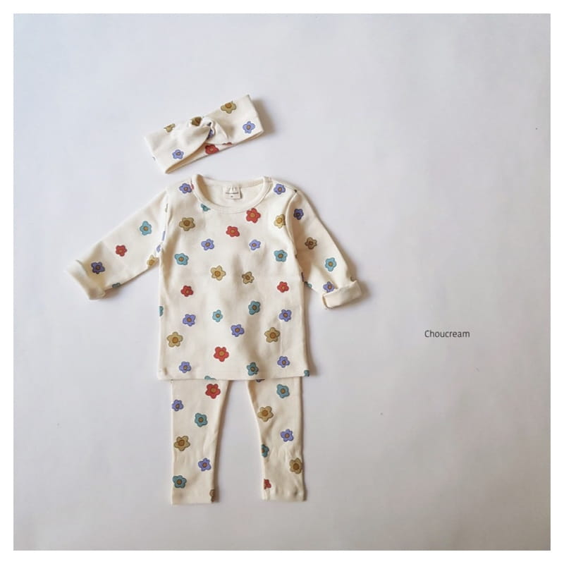 CHOUCREAM - Korean Children Fashion - #Kfashion4kids - Colorful Flower Easywear - 2
