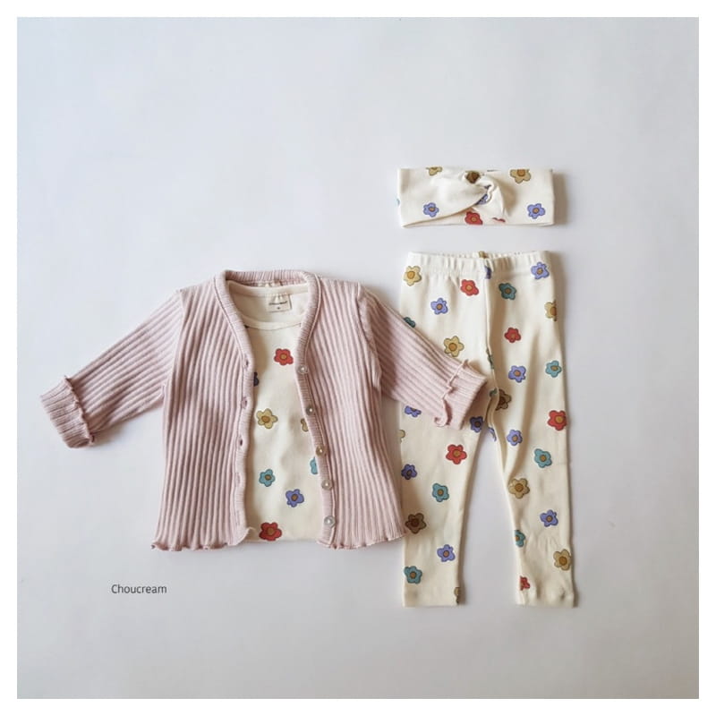 CHOUCREAM - Korean Children Fashion - #Kfashion4kids - Colorful Flower Easywear - 5