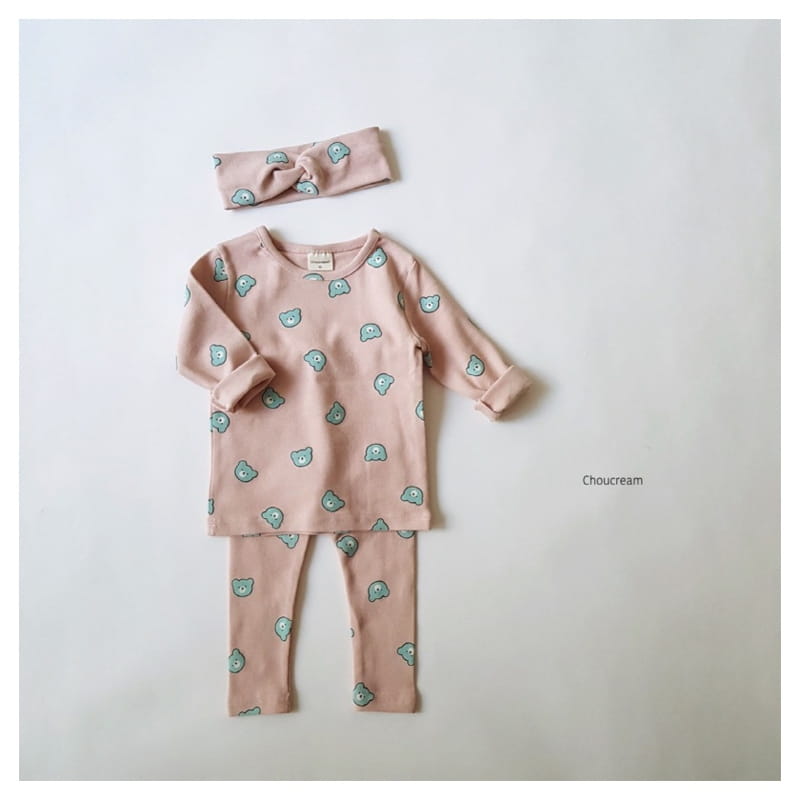 CHOUCREAM - Korean Children Fashion - #Kfashion4kids - Bear Easywear with Hairband - 10