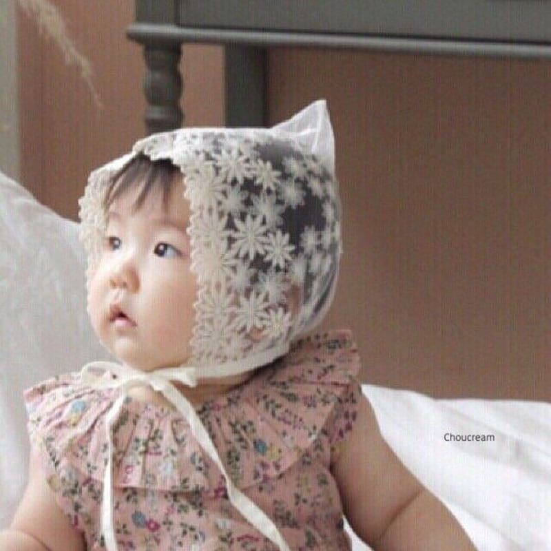 CHOUCREAM - Korean Children Fashion - #Kfashion4kids - Lace Bonnet - 10