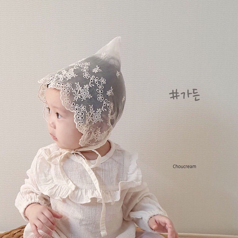 CHOUCREAM - Korean Children Fashion - #Kfashion4kids - Lace Bonnet - 2