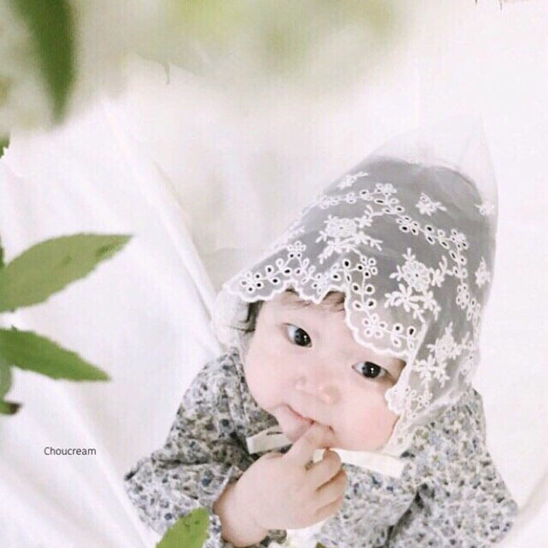 CHOUCREAM - Korean Children Fashion - #Kfashion4kids - Lace Bonnet - 5