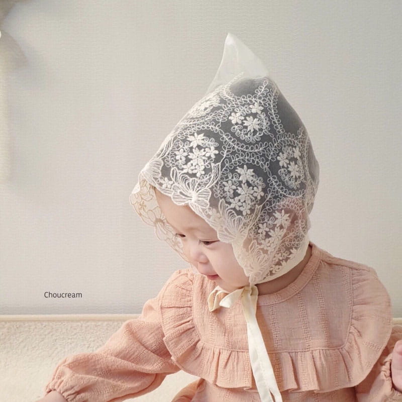 CHOUCREAM - Korean Children Fashion - #Kfashion4kids - Lace Bonnet - 7