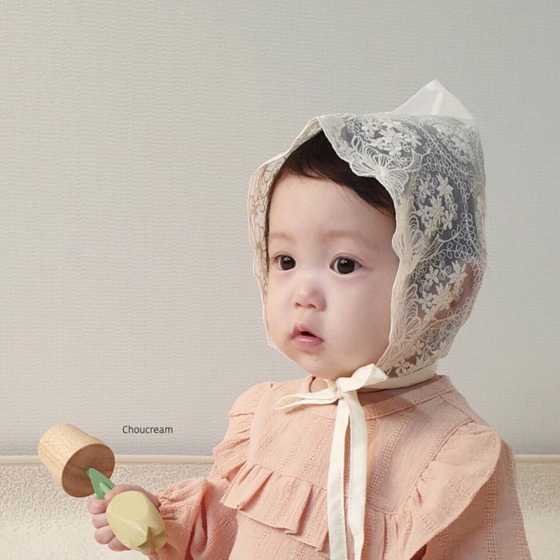 CHOUCREAM - Korean Children Fashion - #Kfashion4kids - Lace Bonnet - 8