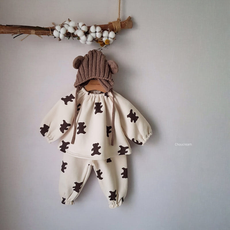 CHOUCREAM - Korean Children Fashion - #Kfashion4kids - Cookie Top Bottom Set