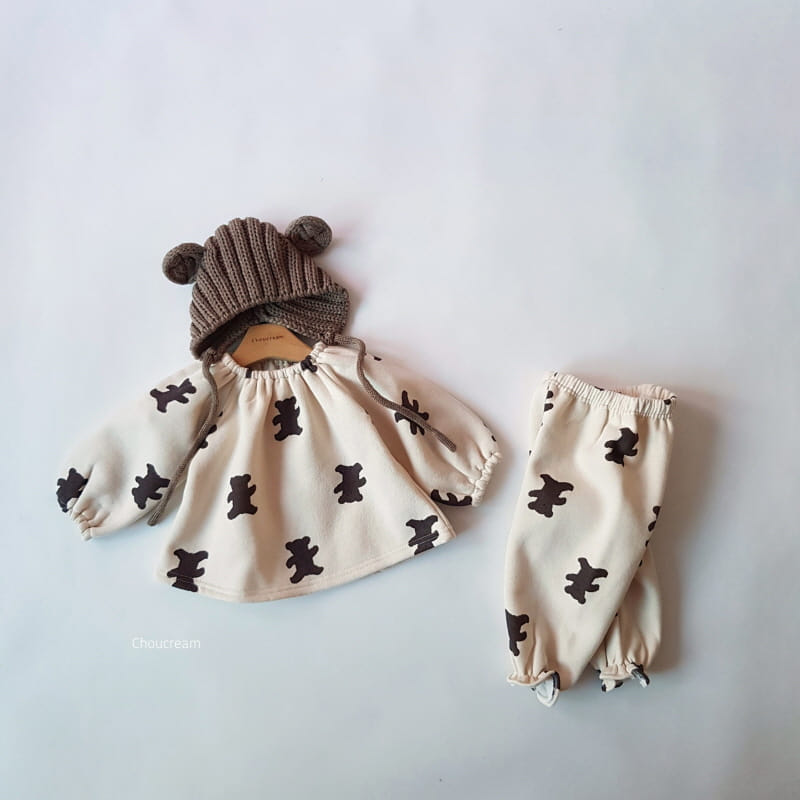 CHOUCREAM - Korean Children Fashion - #Kfashion4kids - Cookie Top Bottom Set - 2
