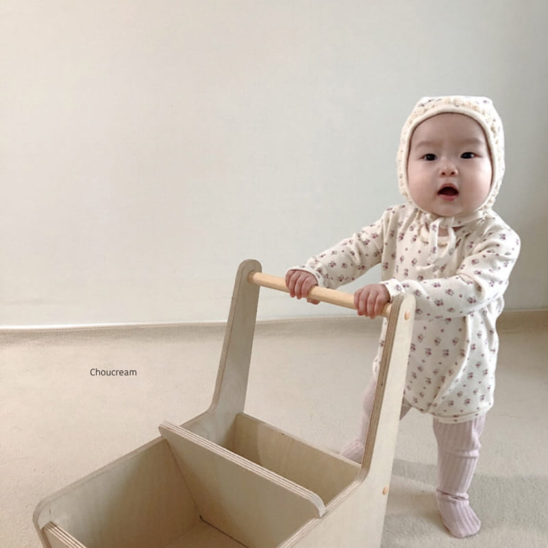 CHOUCREAM - Korean Children Fashion - #Kfashion4kids - Lavene Bodysuit with Bonnet - 10