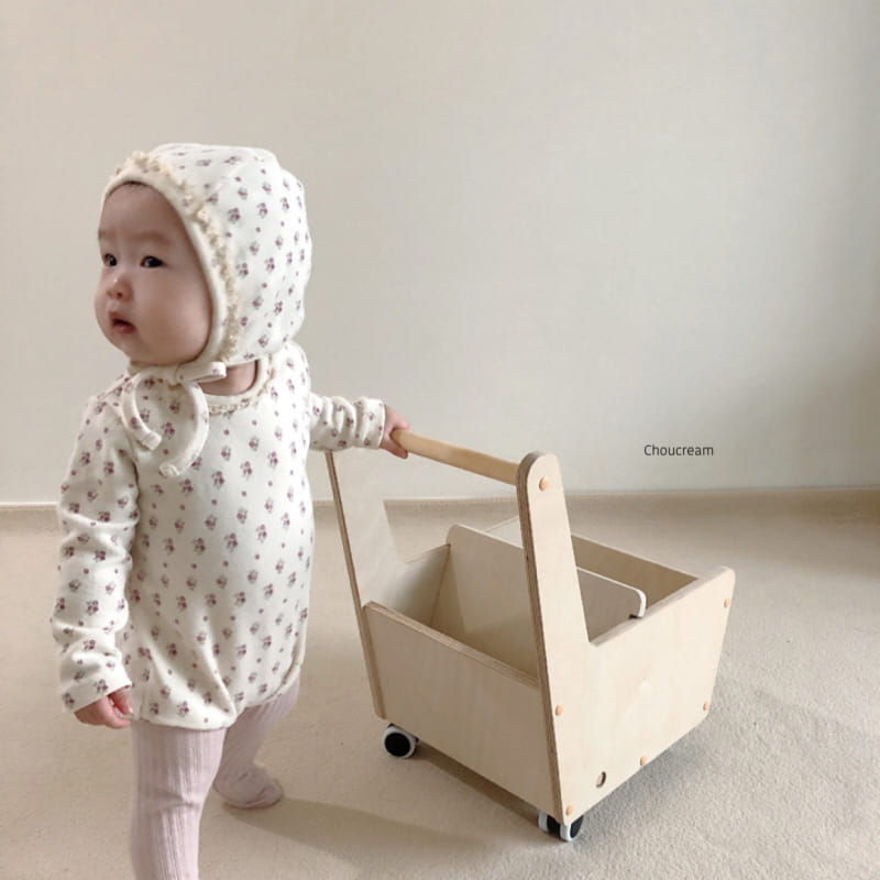 CHOUCREAM - Korean Children Fashion - #Kfashion4kids - Lavene Bodysuit with Bonnet - 8
