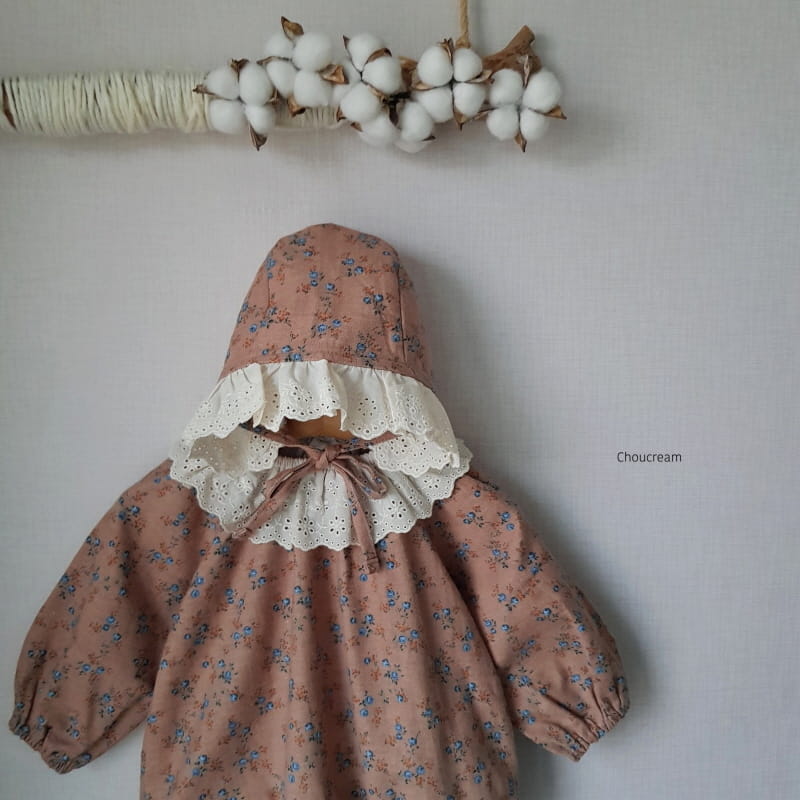 CHOUCREAM - Korean Children Fashion - #Kfashion4kids - Viola Bodysuit with Bonnet