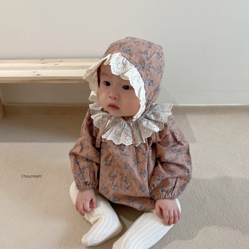 CHOUCREAM - Korean Children Fashion - #Kfashion4kids - Viola Bodysuit with Bonnet - 11