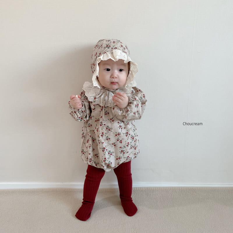 CHOUCREAM - Korean Children Fashion - #Kfashion4kids - Viola Bodysuit with Bonnet - 7