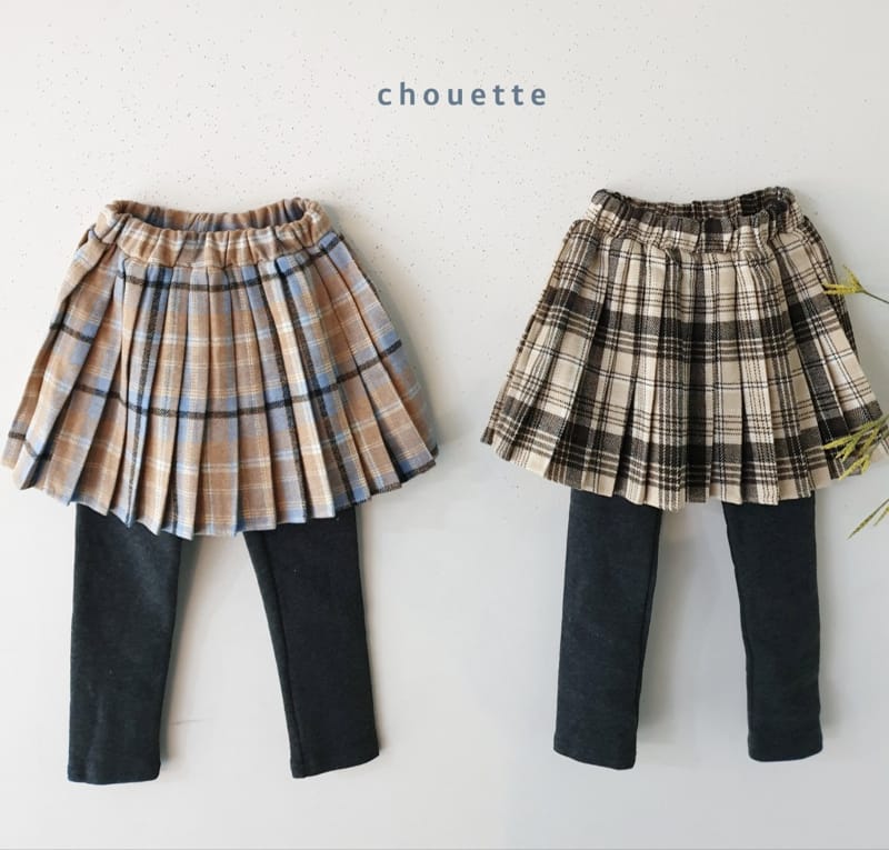 CHOUETTE - Korean Children Fashion - #Kfashion4kids - Check Wrinkle Leggings - 11