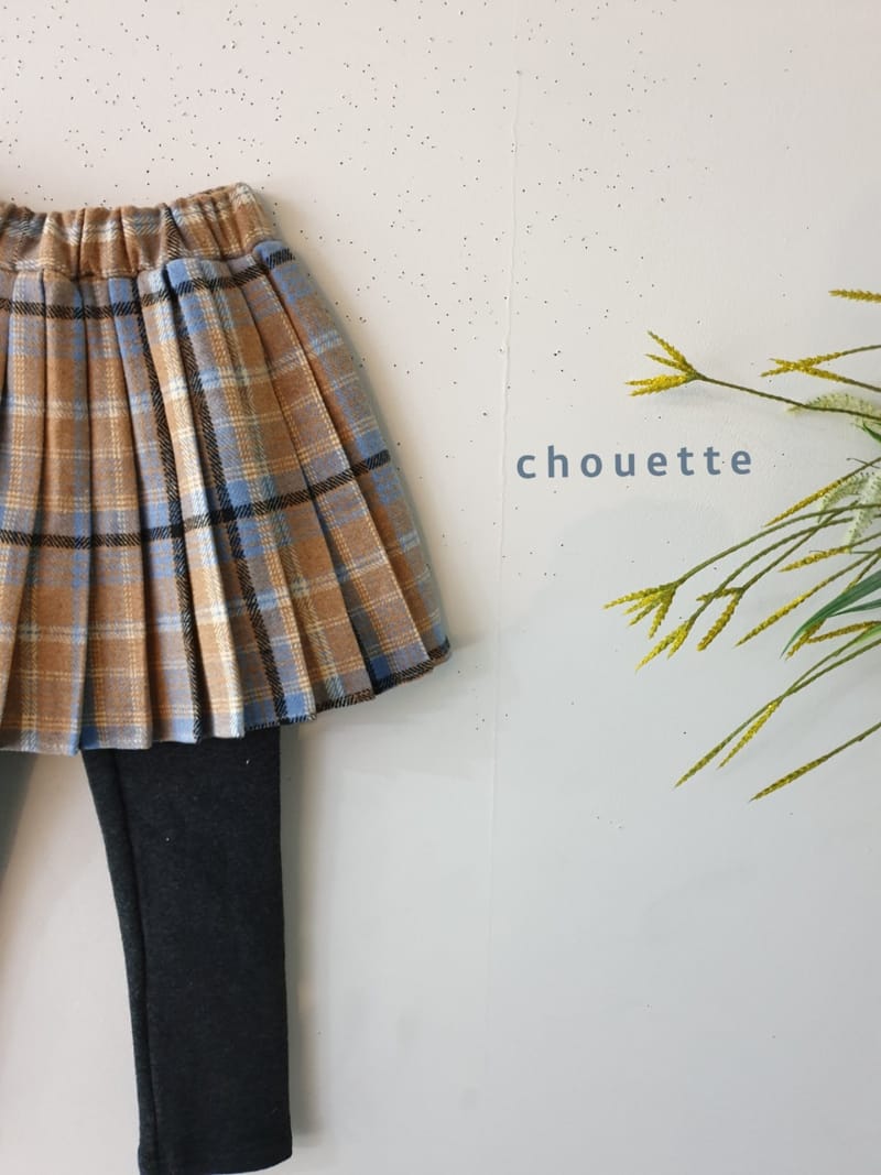 CHOUETTE - Korean Children Fashion - #Kfashion4kids - Check Wrinkle Leggings - 3
