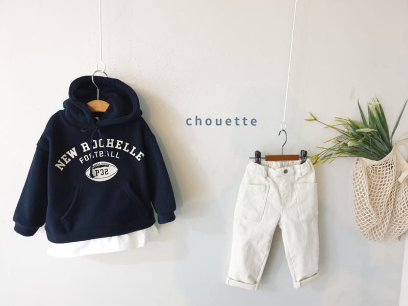 CHOUETTE - Korean Children Fashion - #Kfashion4kids - Football Hoody Long Tee - 10