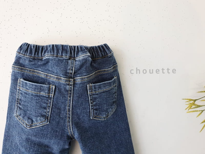 CHOUETTE - Korean Children Fashion - #Kfashion4kids - Line Fleece Span Jeans - 5
