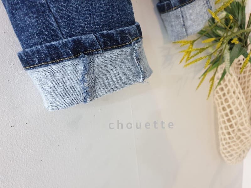 CHOUETTE - Korean Children Fashion - #Kfashion4kids - Line Fleece Span Jeans - 6