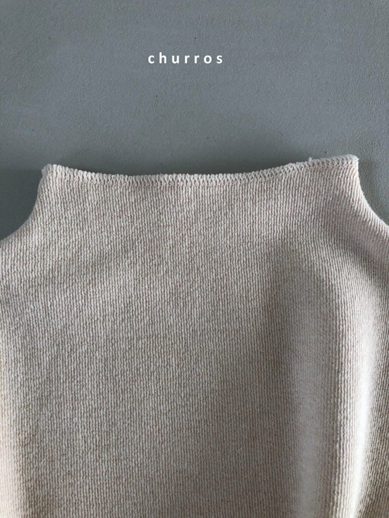 CHURROS - Korean Children Fashion - #Kfashion4kids - Half Neck Pocket Tee - 5