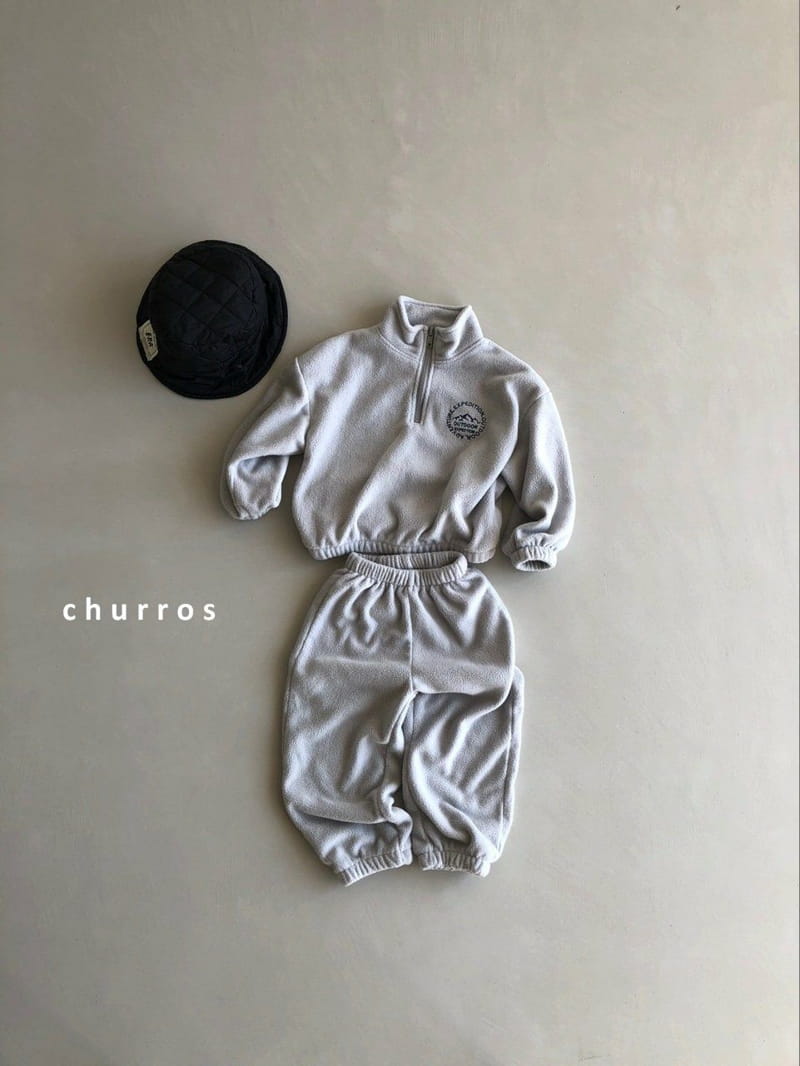 CHURROS - Korean Children Fashion - #Kfashion4kids - Pleats Anorak Bottom Set