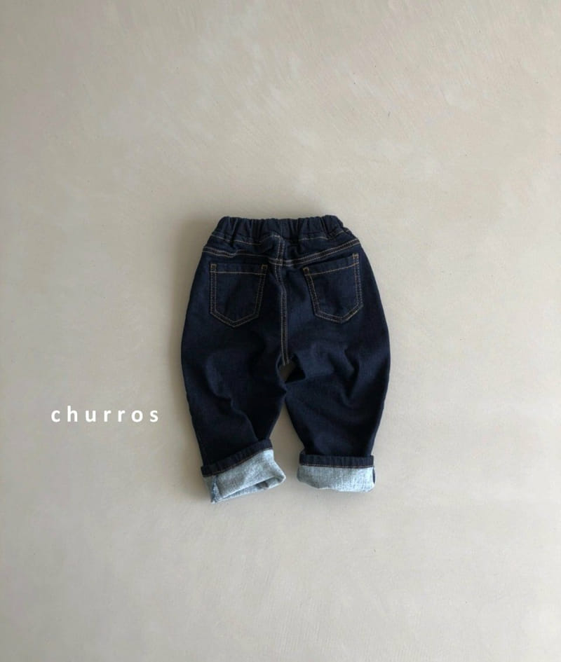 CHURROS - Korean Children Fashion - #Kfashion4kids - Pocket Fleece Jeans - 5