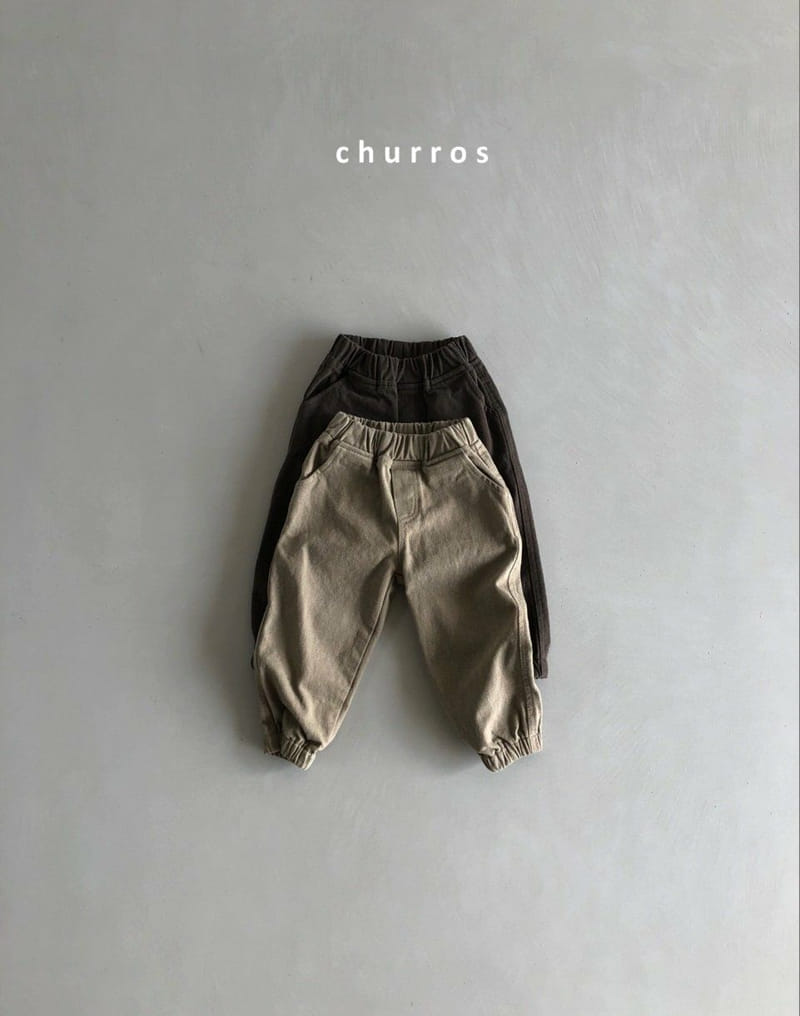 CHURROS - Korean Children Fashion - #Kfashion4kids - Catch On Fleece Jogger Pants