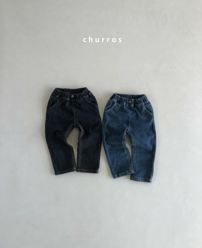 CHURROS - Korean Children Fashion - #Kfashion4kids - Wool Fleece Jeans