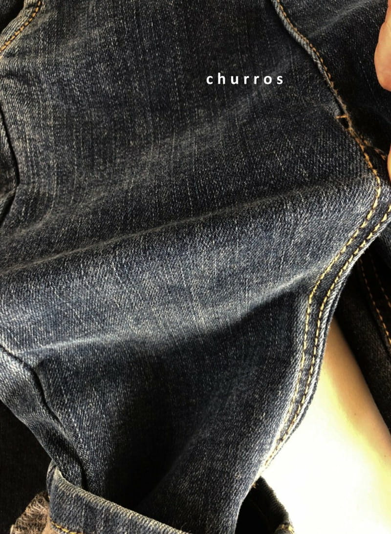 CHURROS - Korean Children Fashion - #Kfashion4kids - Wool Fleece Jeans - 3