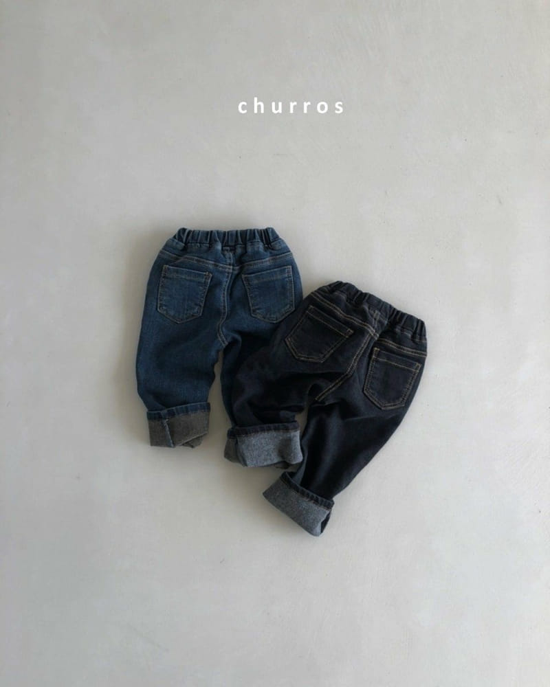 CHURROS - Korean Children Fashion - #Kfashion4kids - Wool Fleece Jeans - 5