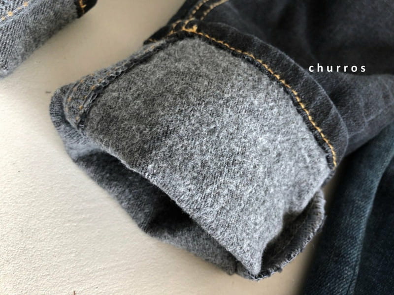 CHURROS - Korean Children Fashion - #Kfashion4kids - Wool Fleece Jeans - 6