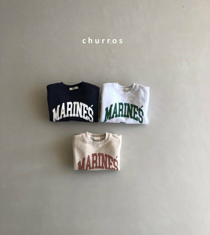 CHURROS - Korean Children Fashion - #Kfashion4kids - MARINES Fleece Sweatshirt - 2