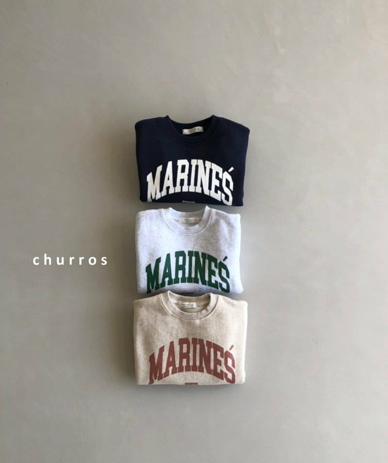 CHURROS - Korean Children Fashion - #Kfashion4kids - MARINES Fleece Sweatshirt - 3