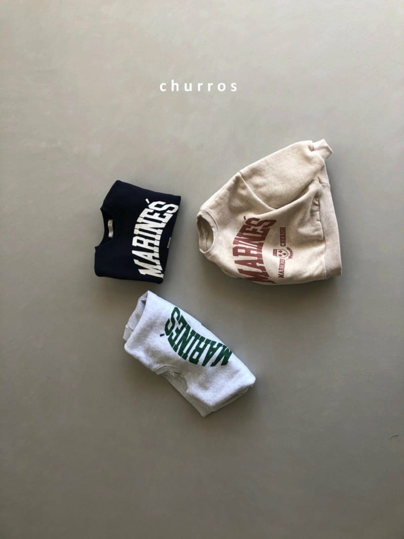 CHURROS - Korean Children Fashion - #Kfashion4kids - MARINES Fleece Sweatshirt - 5