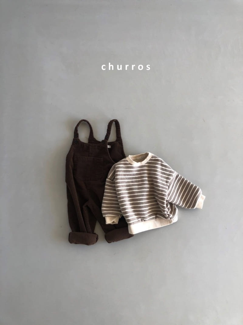CHURROS - Korean Children Fashion - #Kfashion4kids - Stripes Fleece Sweatshirt - 5