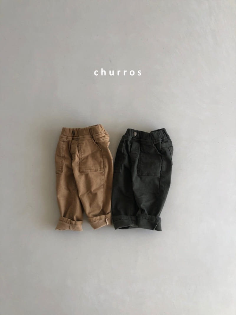 CHURROS - Korean Children Fashion - #Kfashion4kids - Pocket Fleece Baggy Pants