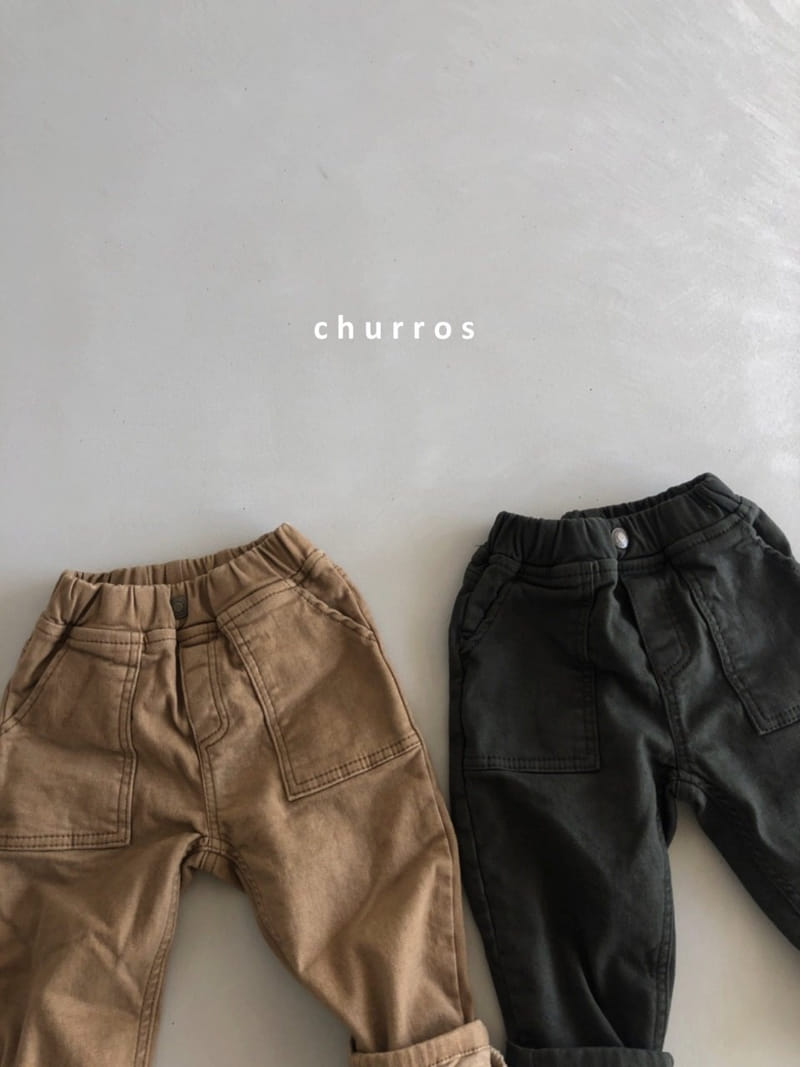 CHURROS - Korean Children Fashion - #Kfashion4kids - Pocket Fleece Baggy Pants - 3